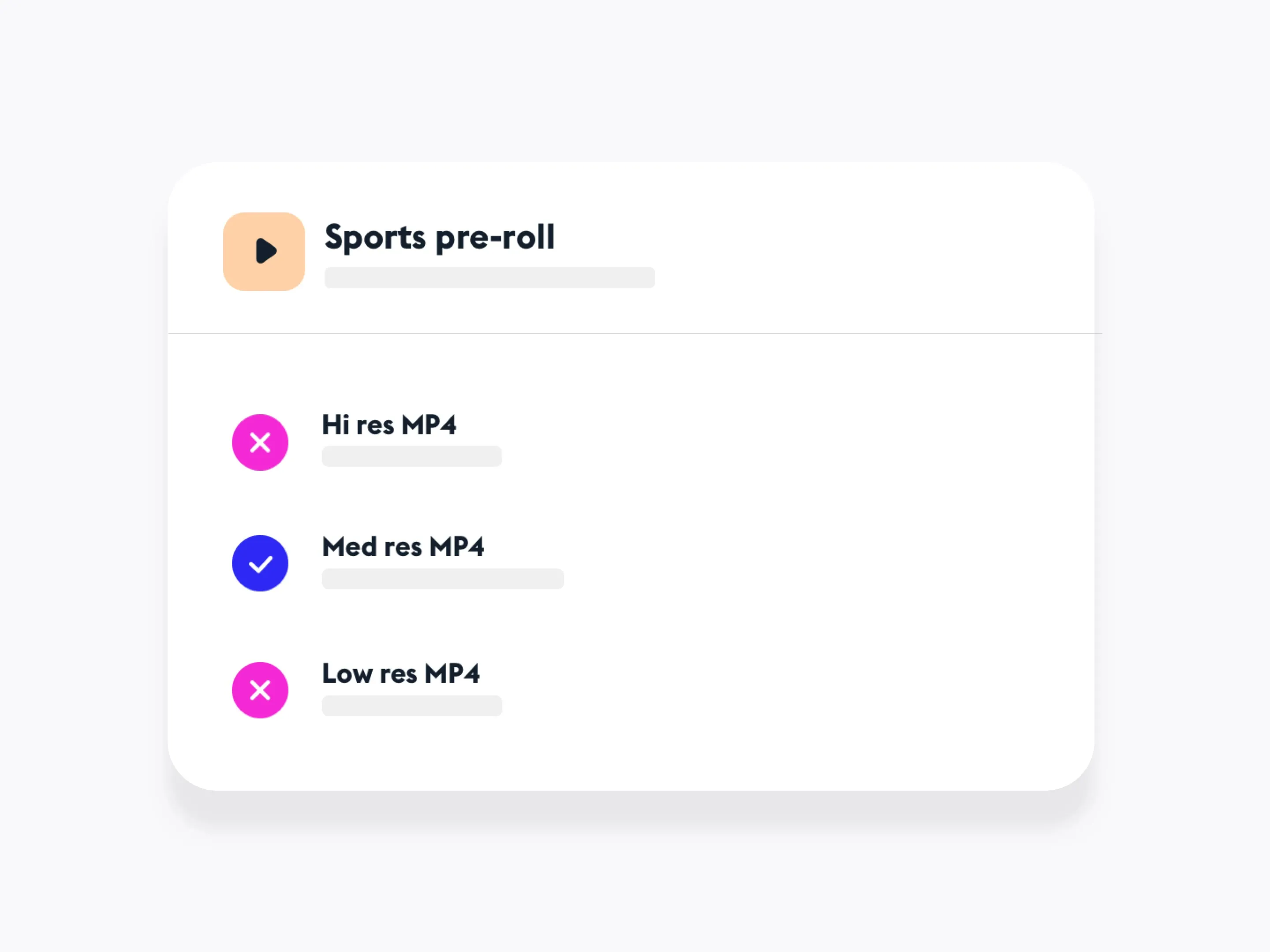 Full VAST testing feature